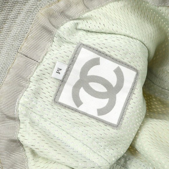 Chanel Gray Sport Line Hat #M Small Good 130163 - Picture 3 of 8